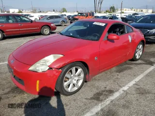 2004 Nissan 350Z Enthusiast with VIN JN1AZ34D24M103270, listed as a Copart auction lot 42976215 with 201,915 mi miles and Salvage Title. Bid and sale history available at carsss.com. Image 1.