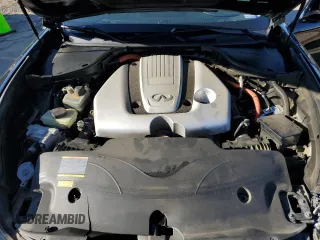 2012 Infiniti M Hybrid with VIN JN1EY1AP8CM910933, listed as a Copart auction lot 46451185 with 157,049 mi miles and Salvage title. Bid and sale history available at DreamBid. Image 12.