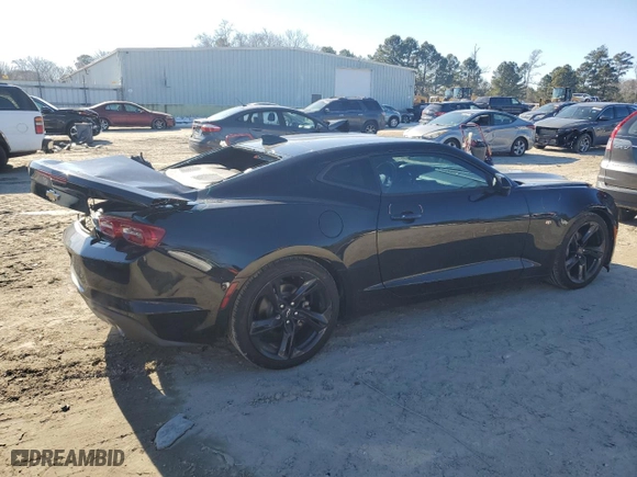 2021 Chevrolet Camaro 1LT with VIN 1G1FB1RX2M0104823, listed as a Copart auction lot 87846775 with 68,952 mi miles and Salvage Title. Bid and sale history available at carsss.com. Image 3.