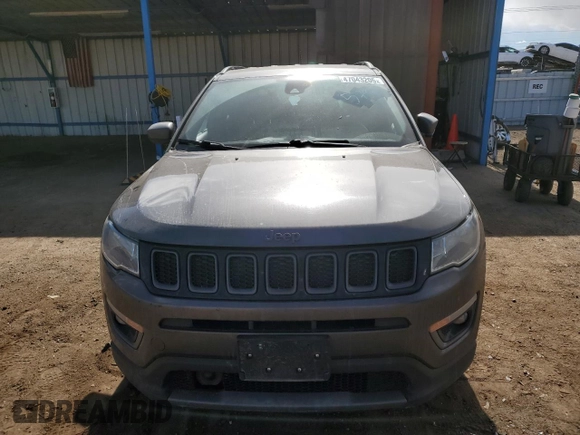 2021 Jeep Compass 80th Anniversary with VIN 3C4NJDEB5MT601983, listed as a Copart auction lot 47043205 with Not provided miles and Salvage title. Bid and sale history available at DreamBid. Image 5.