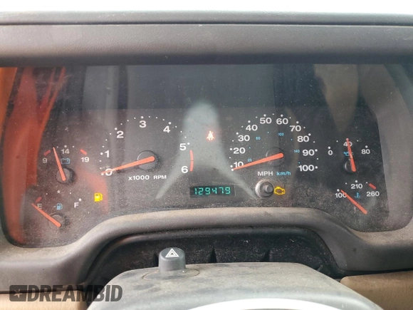 2002 Jeep Wrangler Sahara with VIN 1J4FA59S52P763290, listed as a Copart auction lot 59115665 with 129,479 mi miles and Non repairable. Bid and sale history available at DreamBid. Image 9.