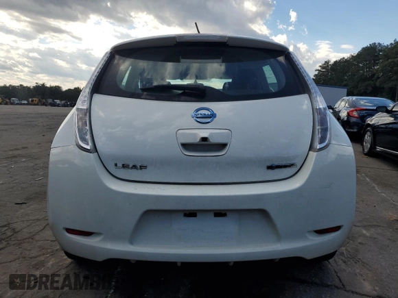 2015 Nissan LEAF SV with VIN 1N4AZ0CP9FC326217, listed as a Copart auction lot 73225843 with 49,163 mi miles and . Bid and sale history available at DreamBid. Image 6.