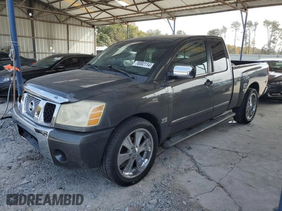 2004 Nissan Titan SE with VIN 1N6AA06A44N563608, listed as a Copart auction lot 78002114 with 233,130 mi miles and Non Repairable. Bid and sale history available at carsss.com. Image 1.