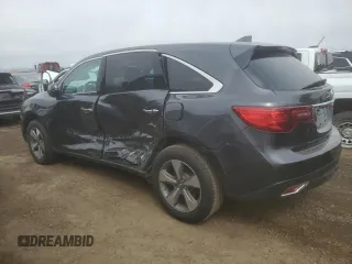 2014 Acura MDX with VIN 5FRYD4H27EB047134, listed as a Copart auction lot 51597265 with 170,895 mi miles and Salvage Title. Bid and sale history available at carsss.com. Image 2.