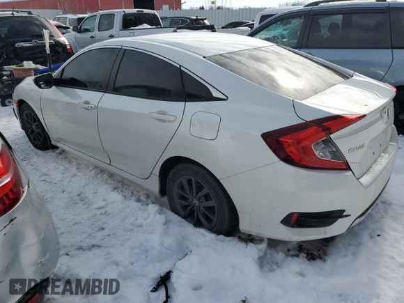 2021 Honda Civic Sedan EX with VIN 2HGFC2F76MH003277, listed as a Copart auction lot 45708695 with 86,104 mi miles and Salvage Title. Bid and sale history available at carsss.com. Image 2.