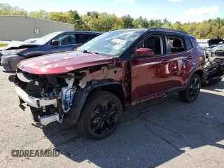 2021 Jeep Compass Altitude с VIN 3C4NJDBB8MT557658, выставлен на аукционе Copart как лот 55430545 с пробегом 53 691 миль миль и Списание • Salvage title. История ставок и продаж доступна на DreamBid. Изображение 1.