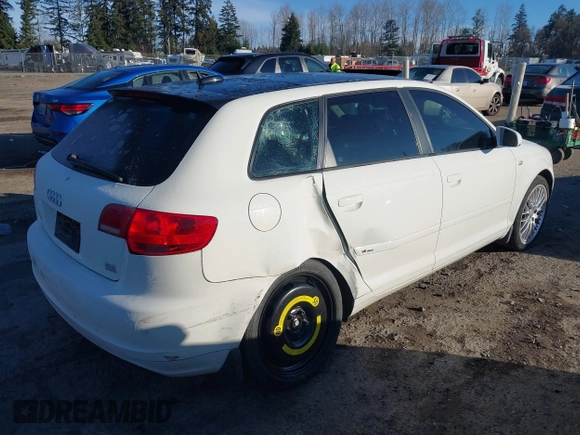 2006 Audi A3 S-Line with VIN WAUKD78P76A116223, listed as a IAAI auction lot 41409659 with 96,735 mi miles. Bid and sale history available at carsss.com. Image 4.