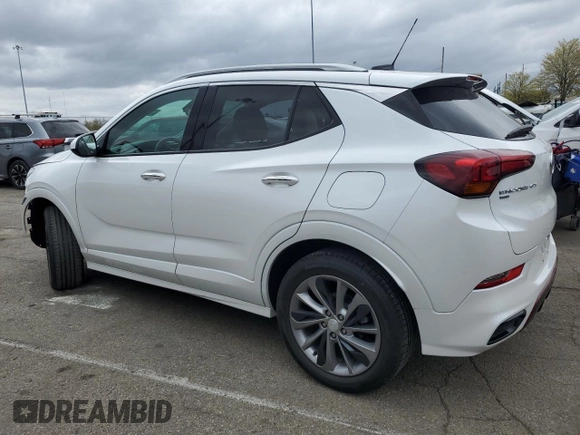 2023 Buick Encore GX Essence with VIN KL4MMGSL7PB126936, listed as a Copart auction lot 53088395 with 20,167 mi miles and Salvage title. Bid and sale history available at DreamBid. Image 2.