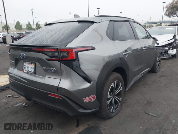 2024 Subaru Solterra Limited with VIN JTMABABAXRA067108, listed as a IAAI auction lot 42549738 with 6,577 mi miles and . Bid and sale history available at DreamBid. Image 4.