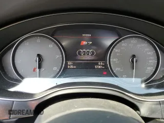 2017 Audi S7 Prestige with VIN WAU2FAFC3HN043225, listed as a Copart auction lot 61791724 with 57,361 mi miles and Salvage Title. Bid and sale history available at carsss.com. Image 9.