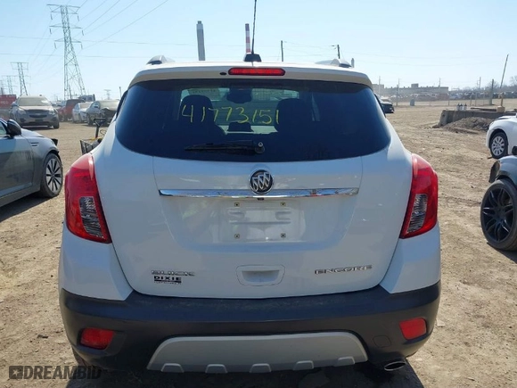 2016 Buick Encore Leather with VIN KL4CJCSB8GB534592, listed as a IAAI auction lot 41773151 with 59,181 mi miles. Bid and sale history available at carsss.com. Image 16.