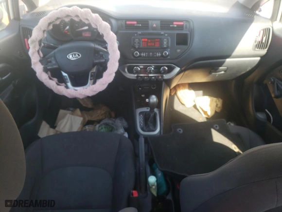 2013 Kia Rio LX with VIN KNADM4A39D6128579, listed as a Copart auction lot 48293275 with 208,035 mi miles and Salvage Title. Bid and sale history available at carsss.com. Image 8.