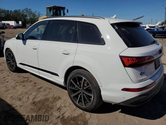 2023 Audi Q7 Prestige with VIN WA1VXBF76PD022132, listed as a Copart auction lot 80628964 with 2,520 mi miles and Non repairable. Bid and sale history available at DreamBid. Image 2.