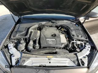 2017 Mercedes-Benz C 300 with VIN 55SWF4KB9HU228024, listed as a Copart auction lot 47616745 with 93,930 mi miles and Salvage Title. Bid and sale history available at carsss.com. Image 11.