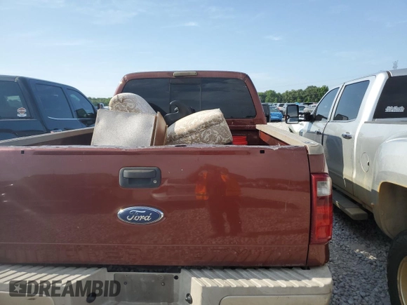 2008 Ford F-250 XL with VIN 1FTSW21R98EA16485, listed as a Copart auction lot 63039905 with 306,733 mi miles and Clean title. Bid and sale history available at DreamBid. Image 6.