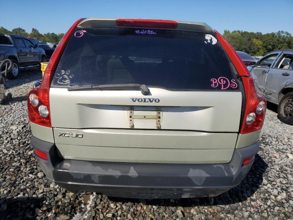 2006 Volvo XC90 2.5L Turbo with VIN YV4CY592061261653, listed as a Copart auction lot 76347404 with 0 mi miles and Salvage Title. Bid and sale history available at carsss.com. Image 6.