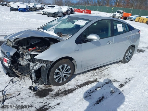 2019 Toyota Prius LE with VIN JTDL9RFU5K3013037, listed as a IAAI auction lot 41363092 with 108,284 mi miles. Bid and sale history available at carsss.com. Image 17.