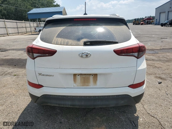 2017 Hyundai Tucson SE Plus with VIN KM8J33A43HU273108, listed as a Copart auction lot 66314064 with 126,219 mi miles and Salvage Title. Bid and sale history available at carsss.com. Image 6.