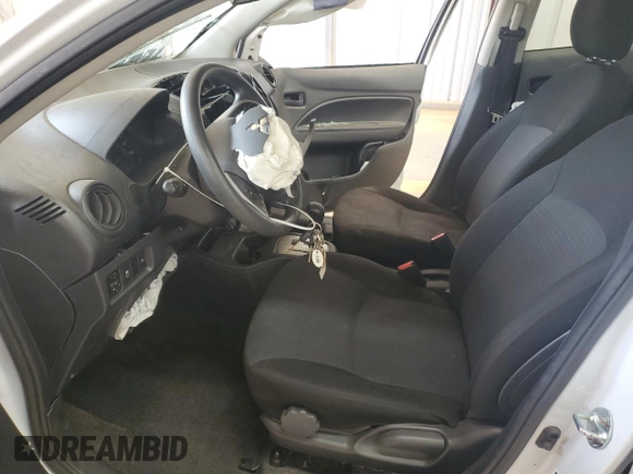 2023 Mitsubishi Mirage ES with VIN ML32FUFJ0PHF02149, listed as a Copart auction lot 53322425 with 51,272 mi miles and Salvage title. Bid and sale history available at DreamBid. Image 7.