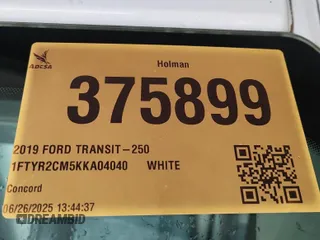 2019 Ford Transit with VIN 1FTYR2CM5KKA04040, listed as a IAAI auction lot 42715725 with 175,169 mi miles and . Bid and sale history available at DreamBid. Image 27.