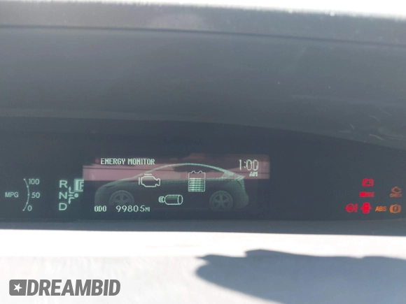 2012 Toyota Prius One with VIN JTDKN3DU0C5499494, listed as a IAAI auction lot 42071966 with 99,805 mi miles and . Bid and sale history available at DreamBid. Image 7.