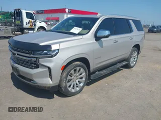 2023 Chevrolet Tahoe Premier с VIN 1GNSKSKD2PR109782, выставлен на аукционе IAAI как лот 42473138 с пробегом 42 179 миль миль и . История ставок и продаж доступна на DreamBid. Изображение 2.