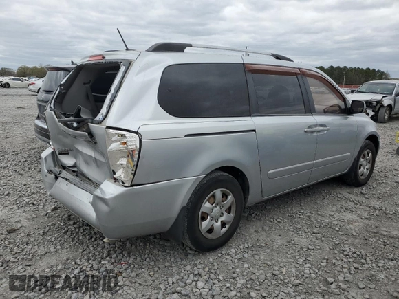 2010 Kia Sedona LX with VIN KNDMG4C3XA6359266, listed as a Copart auction lot 49822195 with 168,169 mi miles and Salvage Title. Bid and sale history available at carsss.com. Image 3.