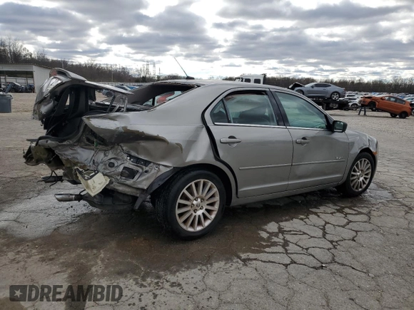 2008 Mercury Milan Premier with VIN 3MEHM081X8R602631, listed as a Copart auction lot 86827834 with 81,923 mi miles and Non repairable. Bid and sale history available at DreamBid. Image 3.