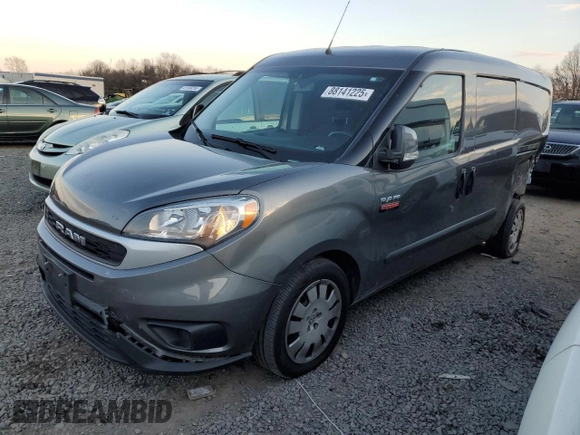 2021 Ram ProMaster City Cargo Tradesman SLT with VIN ZFBHRFBB1M6T22873, listed as a Copart auction lot 88141225 with 74,656 mi miles and Salvage Title. Bid and sale history available at carsss.com. Image 1.