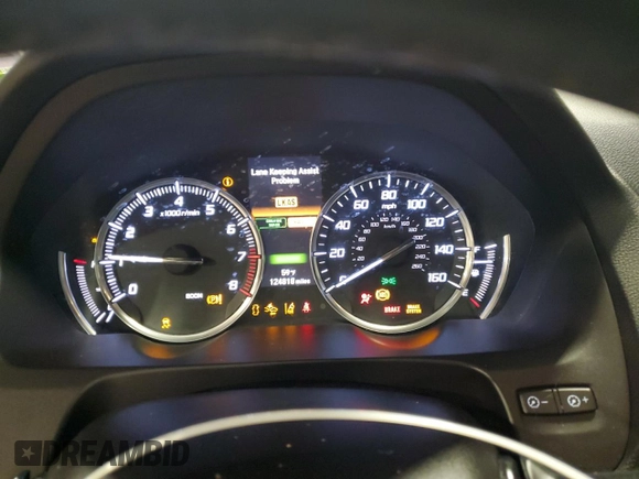 2015 Acura TLX Technology with VIN 19UUB2F53FA003635, listed as a Copart auction lot 48264175 with 124,818 mi miles and Salvage title. Bid and sale history available at DreamBid. Image 9.