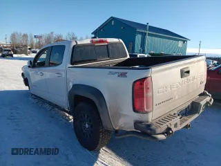 2021 Chevrolet Colorado 4WD ZR2 z VIN 1GCGTEENXM1115535, wystawiony jako Copart lot #48066475 z przebiegiem 61 905 mil mil oraz Szkoda całkowita • Salvage title. Historia ofert i sprzedaży dostępna na DreamBid. Obrazek 2.
