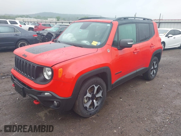2019 Jeep Renegade Trailhawk with VIN ZACNJBC19KPK12456, listed as a IAAI auction lot 42418281 with 39,231 mi miles and . Bid and sale history available at DreamBid. Image 18.