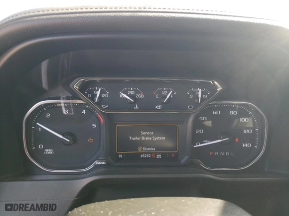 2021 GMC Sierra 2500HD AT4 with VIN 1GT19PEY4MF154506, listed as a Copart auction lot 73243334 with 65,232 mi miles and Clean Title. Bid and sale history available at carsss.com. Image 9.