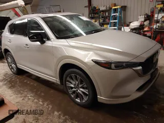 2024 Mazda CX-5 2.5 S Premium Package with VIN JM3KFBDL2R0431998, listed as a IAAI auction lot 41690216 with 14,037 mi miles. Bid and sale history available at carsss.com. Image 1.