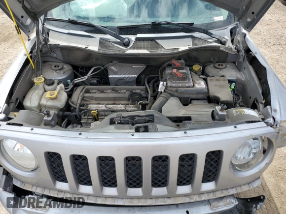 2017 Jeep Patriot High Altitude with VIN 1C4NJPFA5HD122871, listed as a Copart auction lot 50761645 with 105,186 mi miles and Salvage Title. Bid and sale history available at carsss.com. Image 12.