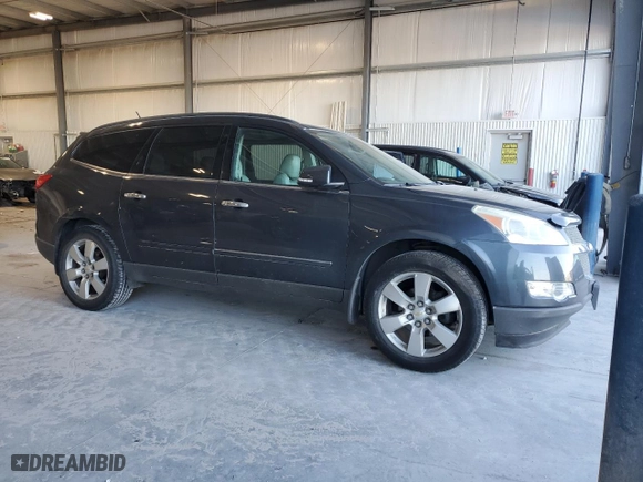 2012 Chevrolet Traverse LTZ with VIN 1GNKVLED4CJ344654, listed as a Copart auction lot 52522805 with 165,609 mi miles and Salvage Title. Bid and sale history available at carsss.com. Image 4.
