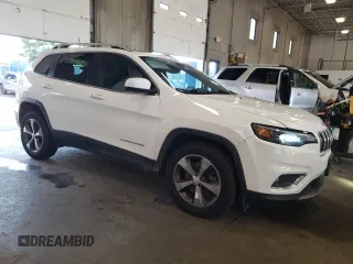 2019 Jeep Cherokee Limited with VIN 1C4PJMDX0KD480367, listed as a Copart auction lot 63524695 with 62,037 mi miles and Salvage title. Bid and sale history available at DreamBid. Image 4.