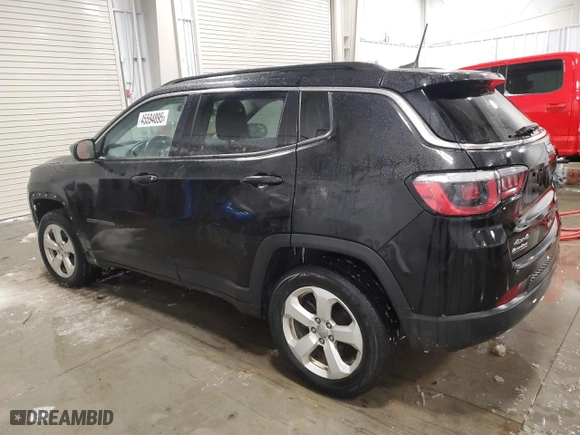 2018 Jeep Compass Latitude with VIN 3C4NJDBB1JT348905, listed as a Copart auction lot 45594895 with 128,525 mi miles and Clean Title. Bid and sale history available at carsss.com. Image 2.