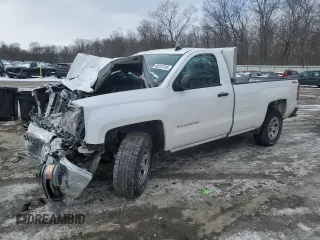 2014 Chevrolet Silverado 1500 Work Truck with VIN 1GCNKPECXEZ344790, listed as a Copart auction lot 45910745 with 152,557 mi miles and Salvage Title. Bid and sale history available at DreamBid. Image 1.