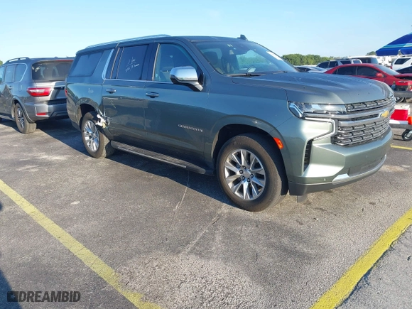 2023 Chevrolet Suburban Premier with VIN 1GNSCFKD6PR517741, listed as a IAAI auction lot 41840855 with 39,501 mi miles. Bid and sale history available at carsss.com. Image 1.
