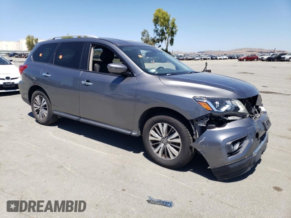 2018 Nissan Pathfinder SL with VIN 5N1DR2MN2JC640523, listed as a Copart auction lot 57519835 with 162,671 mi miles and Salvage title. Bid and sale history available at DreamBid. Image 4.