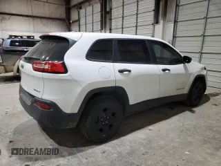 2014 Jeep Cherokee Sport with VIN 1C4PJLAB0EW320792, listed as a Copart auction lot 42204355 with 183,107 mi miles and Salvage Title. Bid and sale history available at DreamBid. Image 3.