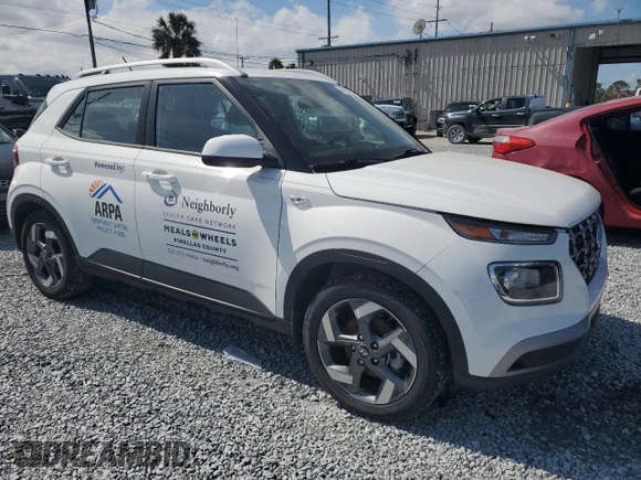 2024 Hyundai Venue SEL with VIN KMHRC8A39RU285336, listed as a Copart auction lot 45904065 with Not provided miles and Salvage title. Bid and sale history available at DreamBid. Image 4.