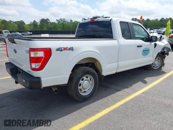 2023 Ford F-150 XL with VIN 1FTFX1E85PKF31252, listed as a IAAI auction lot 41948661 with 18,076 mi miles and . Bid and sale history available at DreamBid. Image 4.