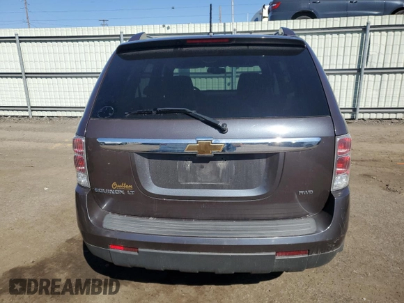 2007 Chevrolet Equinox LT with VIN 2CNDL73F076039153, listed as a Copart auction lot 50693205 with 106,240 mi miles and Salvage Title. Bid and sale history available at carsss.com. Image 6.