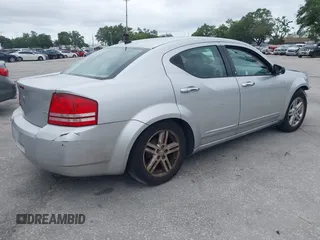 2008 Dodge Avenger SXT with VIN 1B3LC56K98N213958, listed as a IAAI auction lot 41829798 with 128,123 mi miles. Bid and sale history available at carsss.com. Image 4.