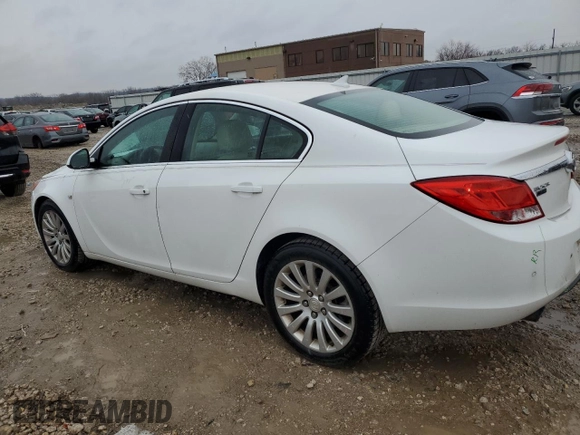 2011 Buick Regal CXL Turbo TO2 with VIN W04GW5EV6B1064503, listed as a Copart auction lot 82432824 with 138,571 mi miles and Salvage Title. Bid and sale history available at DreamBid. Image 2.
