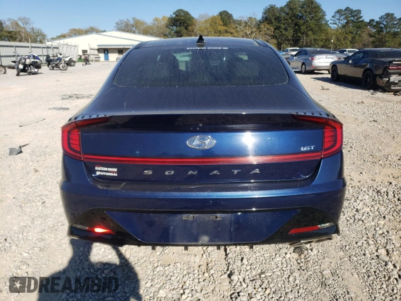 2021 Hyundai Sonata SEL Plus with VIN 5NPEJ4J27MH133132, listed as a Copart auction lot 50232035 with 88,306 mi miles and Salvage Title. Bid and sale history available at DreamBid. Image 6.