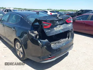 2015 Kia Optima Hybrid EX with VIN KNAGN4AD6F5091681, listed as a IAAI auction lot 42074960 with 162,748 mi miles. Bid and sale history available at carsss.com. Image 6.