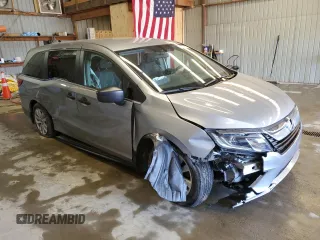 2019 Honda Odyssey LX with VIN 5FNRL6H26KB045102, listed as a Copart auction lot 47929665 with Not Provided miles and Salvage Title. Bid and sale history available at DreamBid. Image 4.